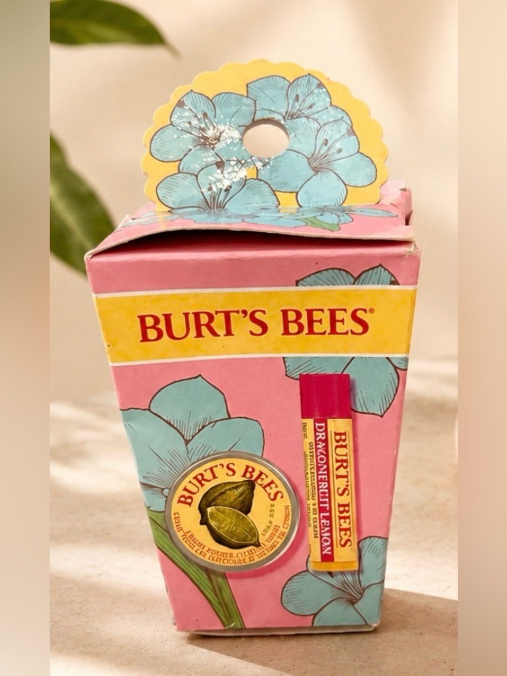 ☀️ 5/25 ☀️ Burt's Bees Pink Boxed Lip & Balm Gift Set